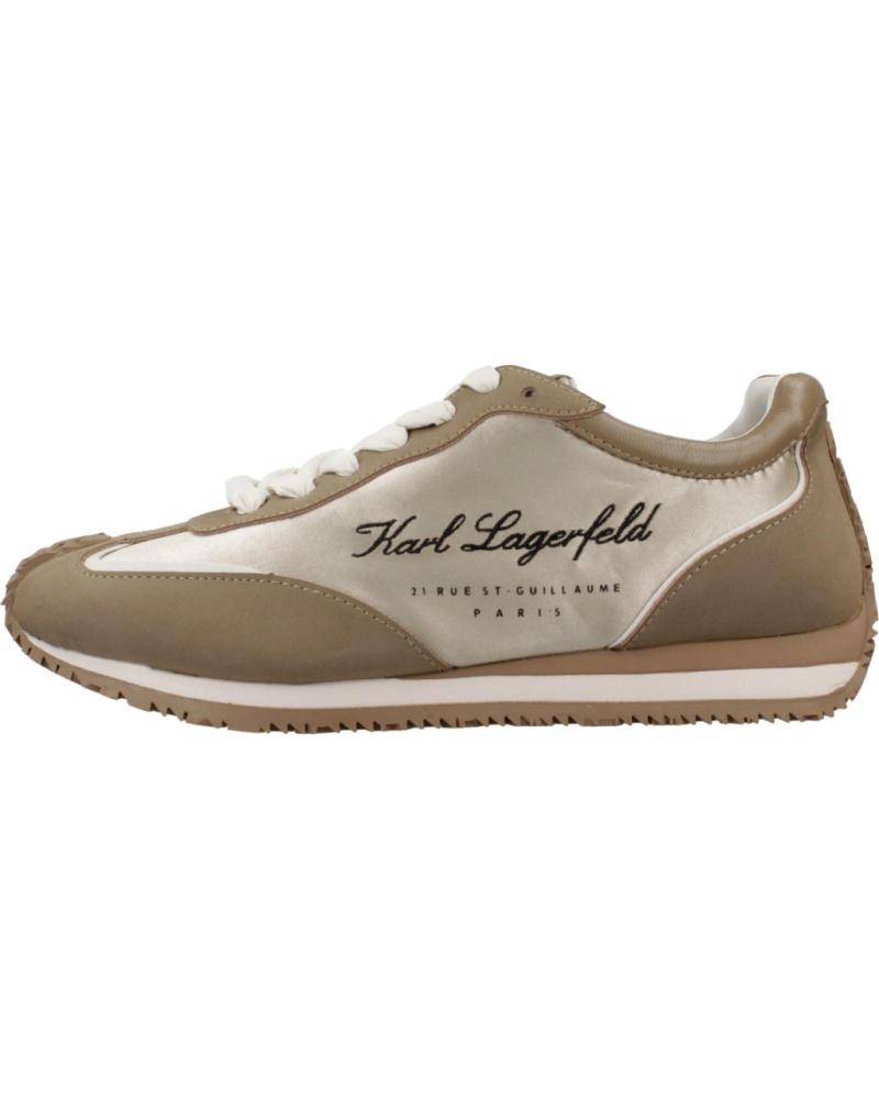 Deportivas de Mujer KARL LAGERFELD ZAPATILLAS MUJER MODELO VELOCETTE HOTEL COLOR MARRON CLARO 4 4T9 OFFWHT