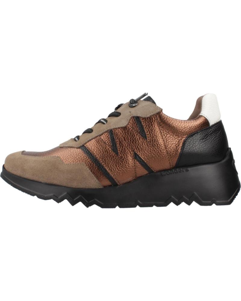 WONDERS E-6750 ZAPATILLAS DEPORTIVAS BRONCE METALIZADO TPR