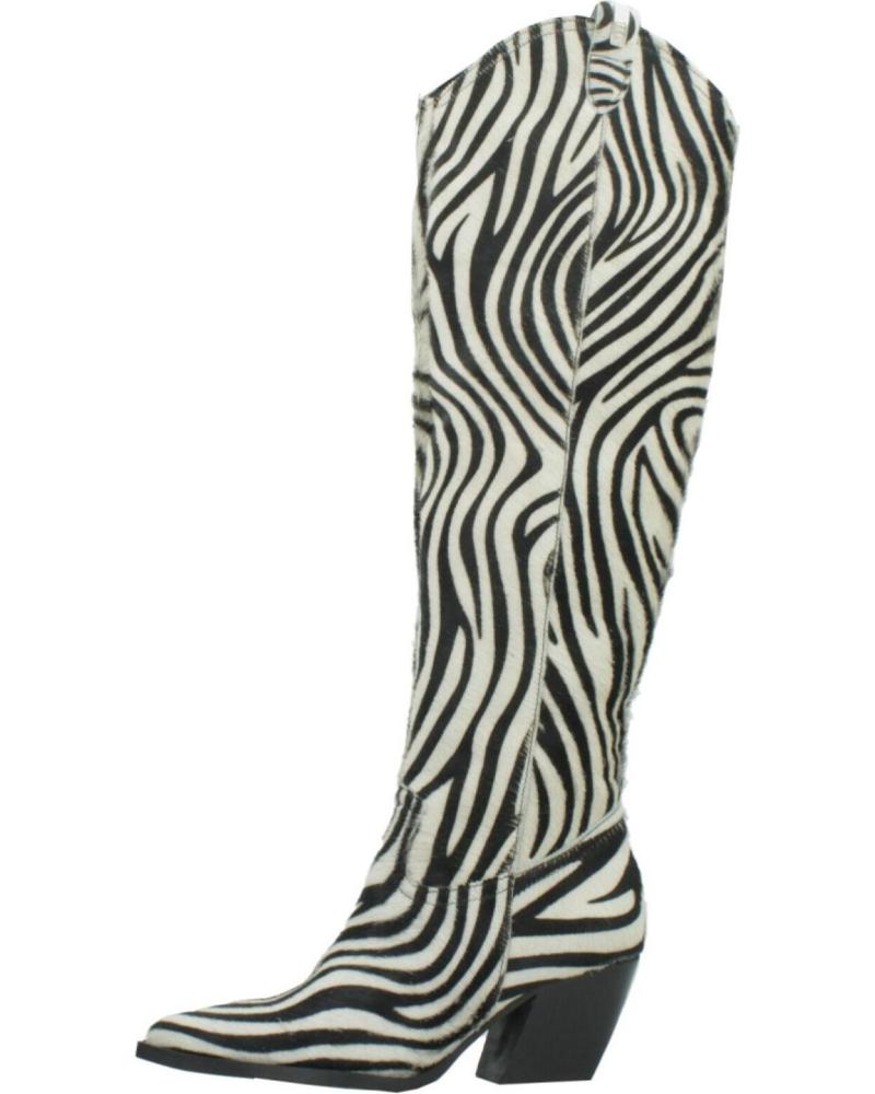 Botas de Mujer YELLOW BOTAS MUJER MODELO NOE COLOR ANIMAL PRINT ZEBRA