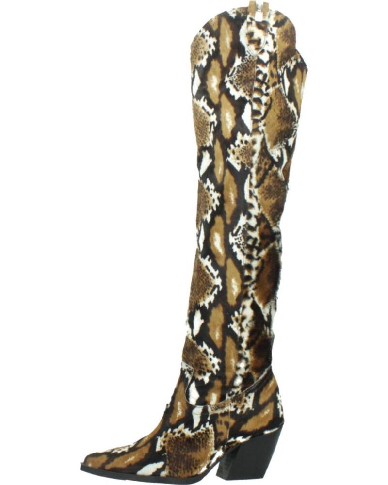 Botas de Mujer YELLOW BOTAS MUJER MODELO NOE COLOR ANIMAL PRINT PYTONE