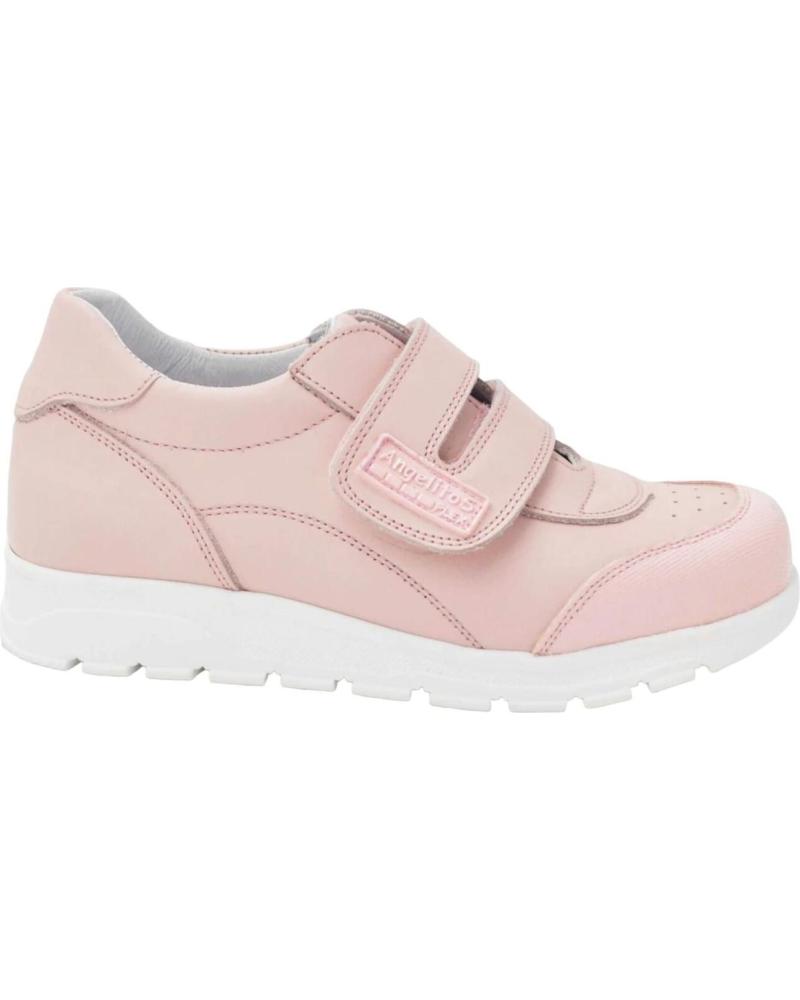 Zapatos de Niña ANGELITOS ZAPATILLAS DEPORTE 903 DEPORTIVO COLEGIAL ROSA