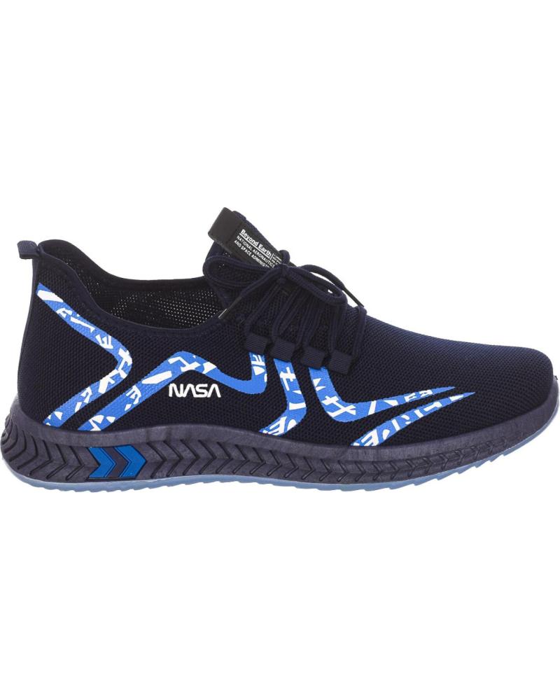Deportivas de Hombre NASA ZAPATILLAS DEPORTIVAS ESTILO ALTO DE CORDONES CSK2075 HOMBRE AZUL MARINO