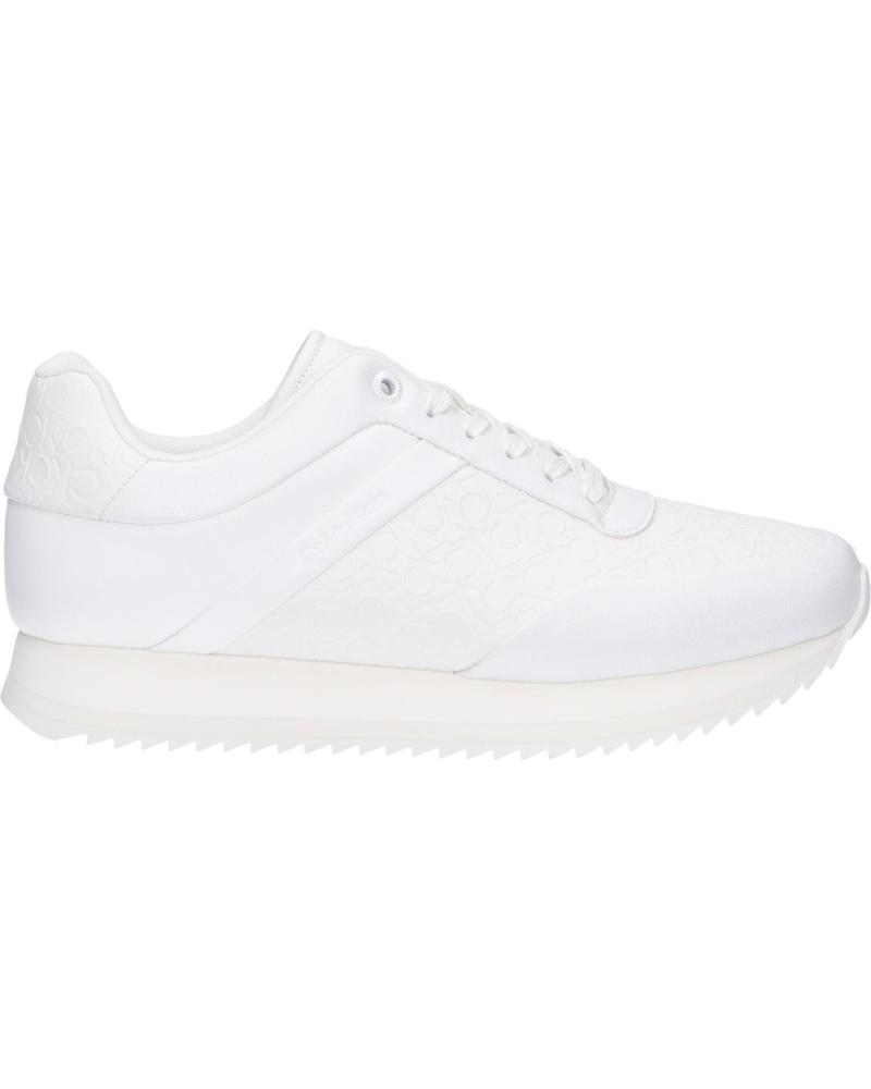 Deportivas de Mujer CALVIN KLEIN HW0HW02215 RUNNER LACE YBR WHITE