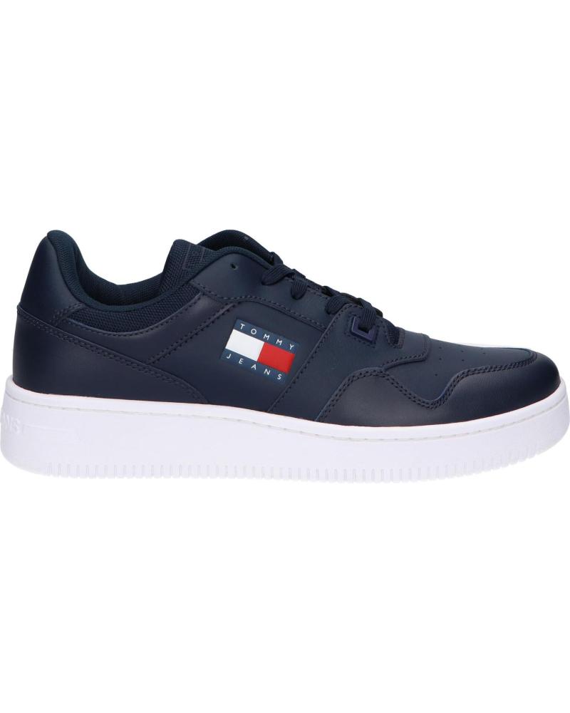 Deportivas de Hombre TOMMY HILFIGER EM0EM01395 RETRO BASKET ESS C1G DARK NIGHT NAVY