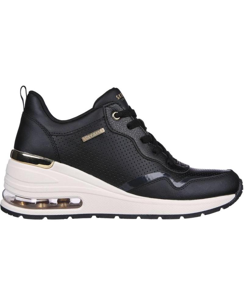 Deportivas de Mujer SKECHERS 155399 ZAPATILLAS CASUAL DE MUJER NEGRO
