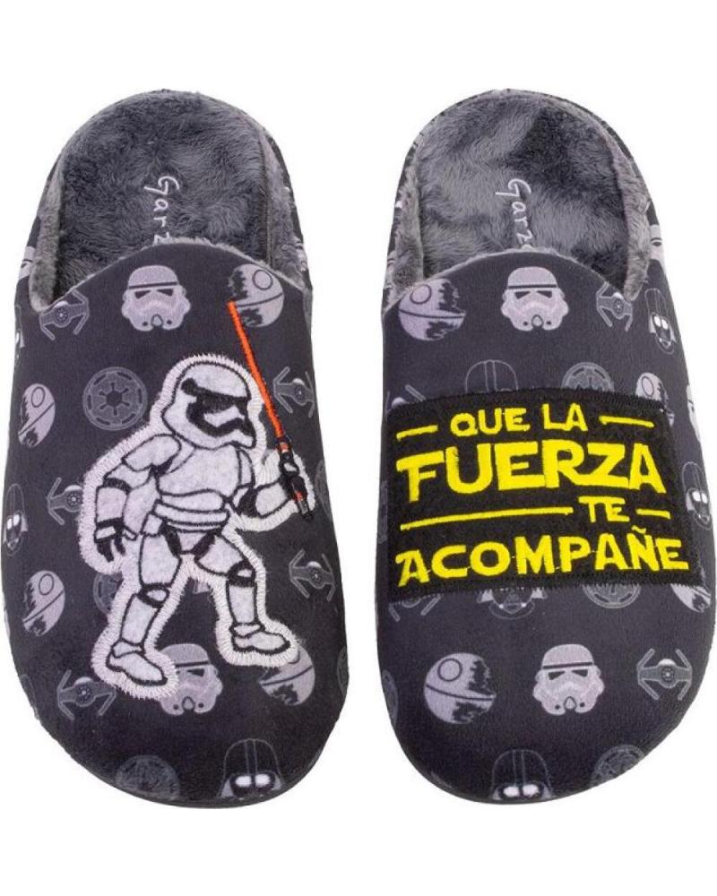 Calzado de casa de Hombre GARZON 8361 246 ZAPATILLAS DE CASA DE HOMBRE STAR WARS NEGRO