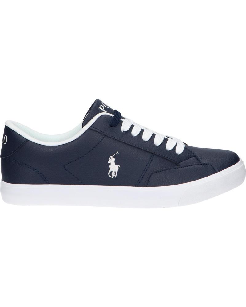 Deportivas de Mujer POLO RALPH LAUREN RF103430 THERON V NAVY SMOOTH-CREAM