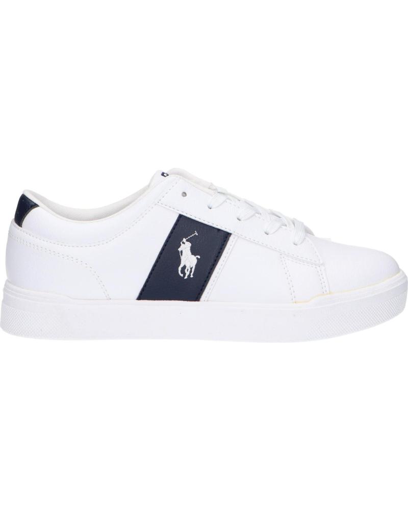 Deportivas de Mujer POLO RALPH LAUREN RL01267110 FRAZIER WHITE TUMBLED-NAVY