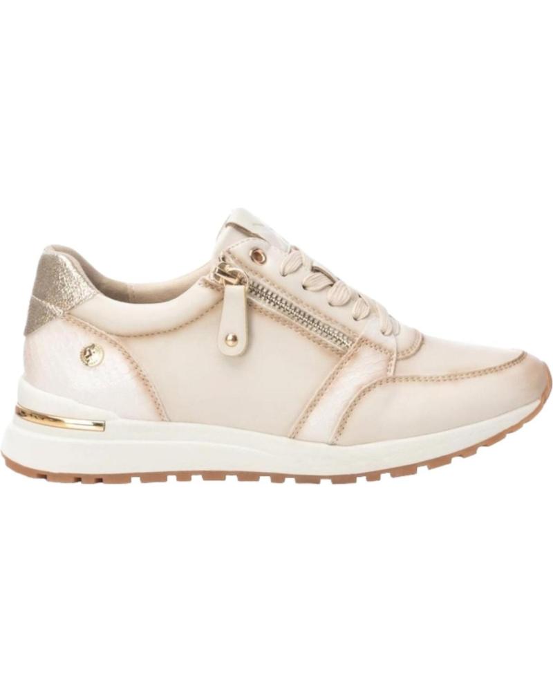 DEPORTIVAS MUJER XTI MODELO 143202 BEIGE CON CREMALLERA LATERAL 03 BEIGE
