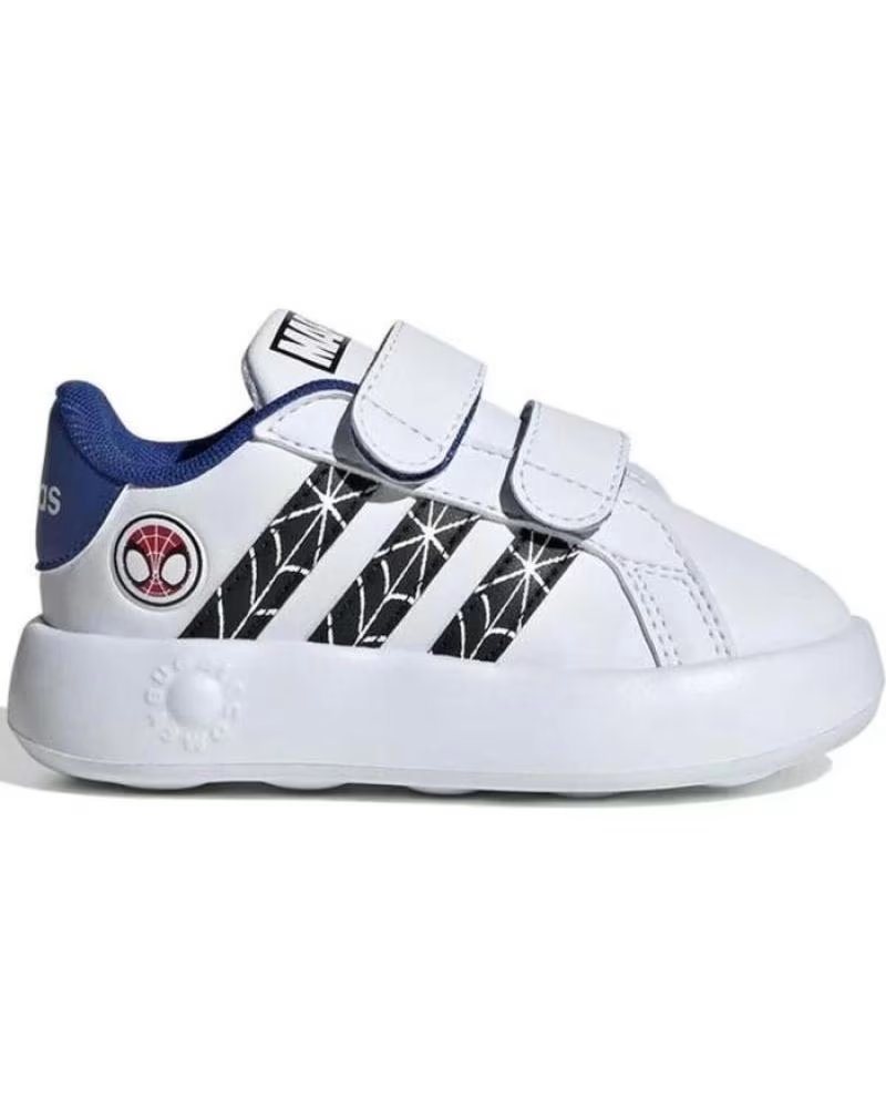 Zapatilla Adidas Grand Court Spiderman ID8017 Blanco – imagen 1