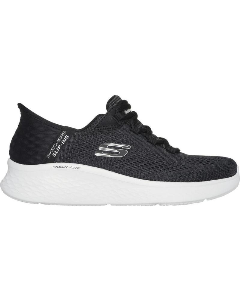 Deportivas de Mujer SKECHERS SLIP-INS SKECH-LITE NEGRO
