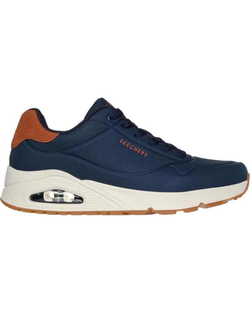 Deportivas de Hombre SKECHERS SKECHERS UNO SUITED ON AIR AZUL