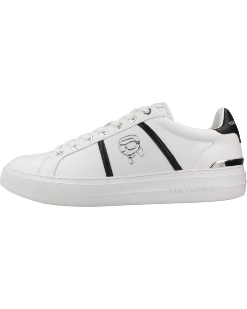 Deportivas de Hombre KARL LAGERFELD ZAPATILLAS HOMBRE MODELO NFT OUTLINE LOGO COLOR BLANCO 011 W 011 WHITE