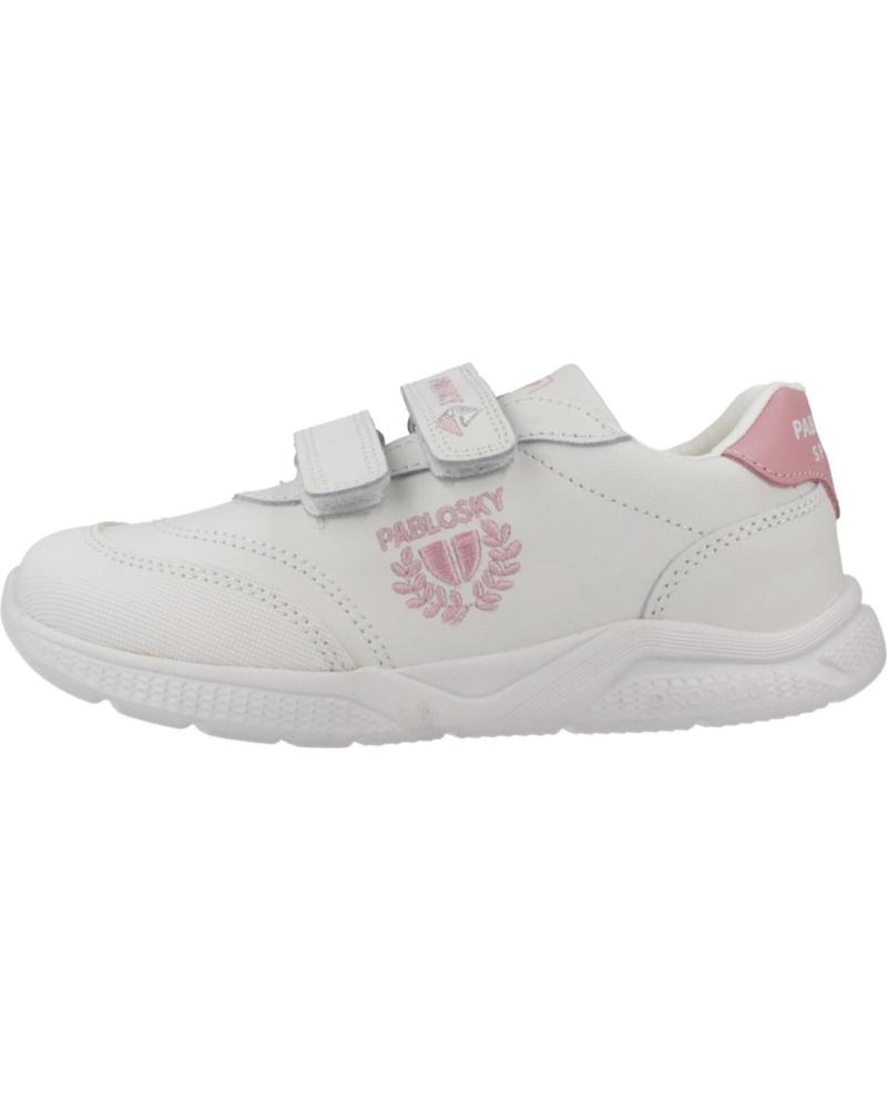 Deportivas de Niña PABLOSKY ZAPATILLAS MUJER MODELO 203907P COLOR BLANCO