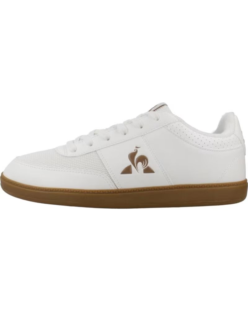 Le Coq Sportif Lcs Derby 1 - Zapatillas Casual Blancas con Suela de Goma Whtgm