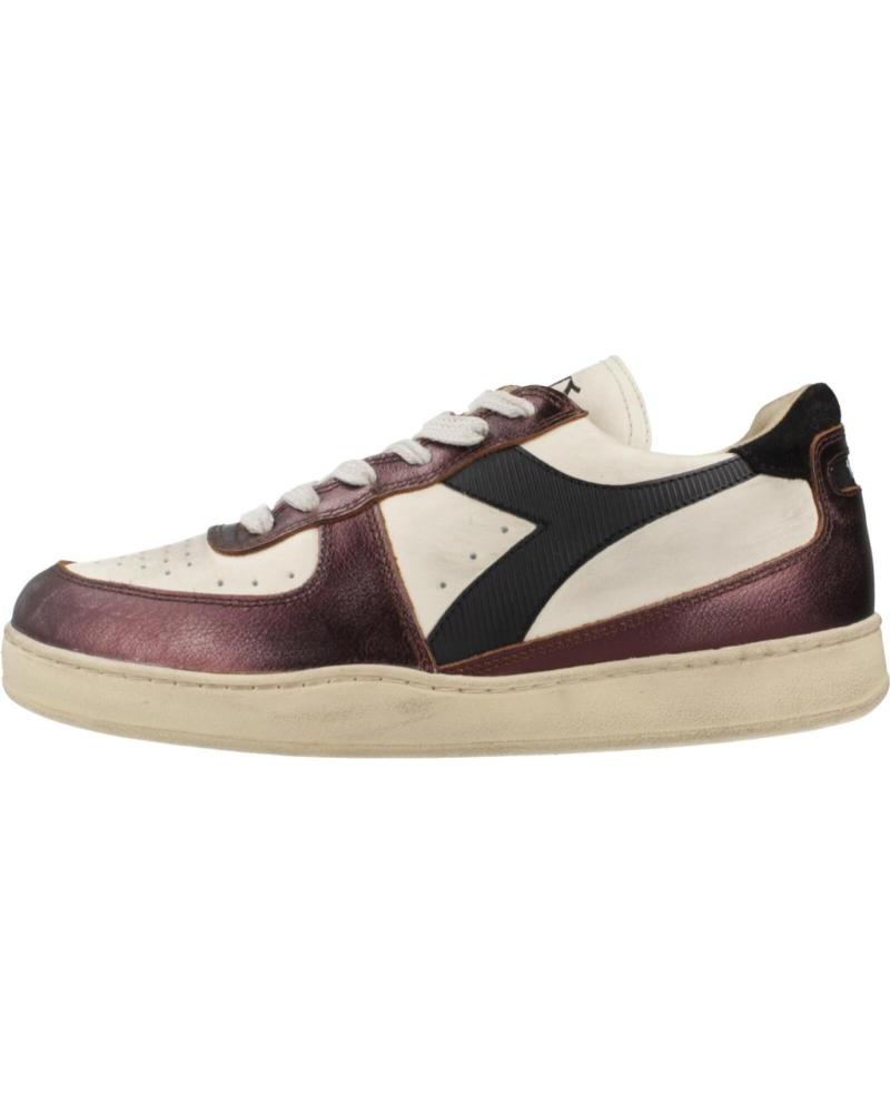 Deportivas de Mujer DIADORA ZAPATILLAS MUJER HERITAGE MODELO BASKET LOW DIRTY COLOR MARR 25015