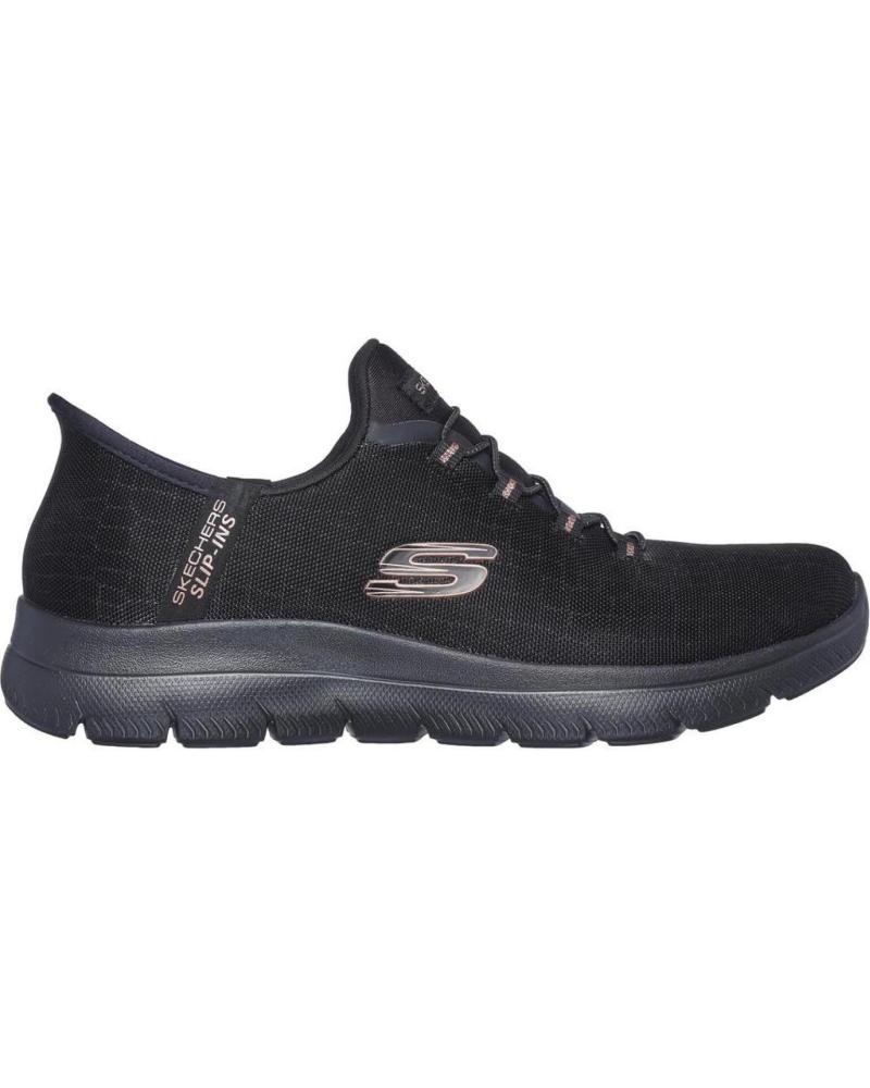 SKECHERS SUMMITS - ZAPATILLAS DEPORTIVAS SLIP-INS NEGRO