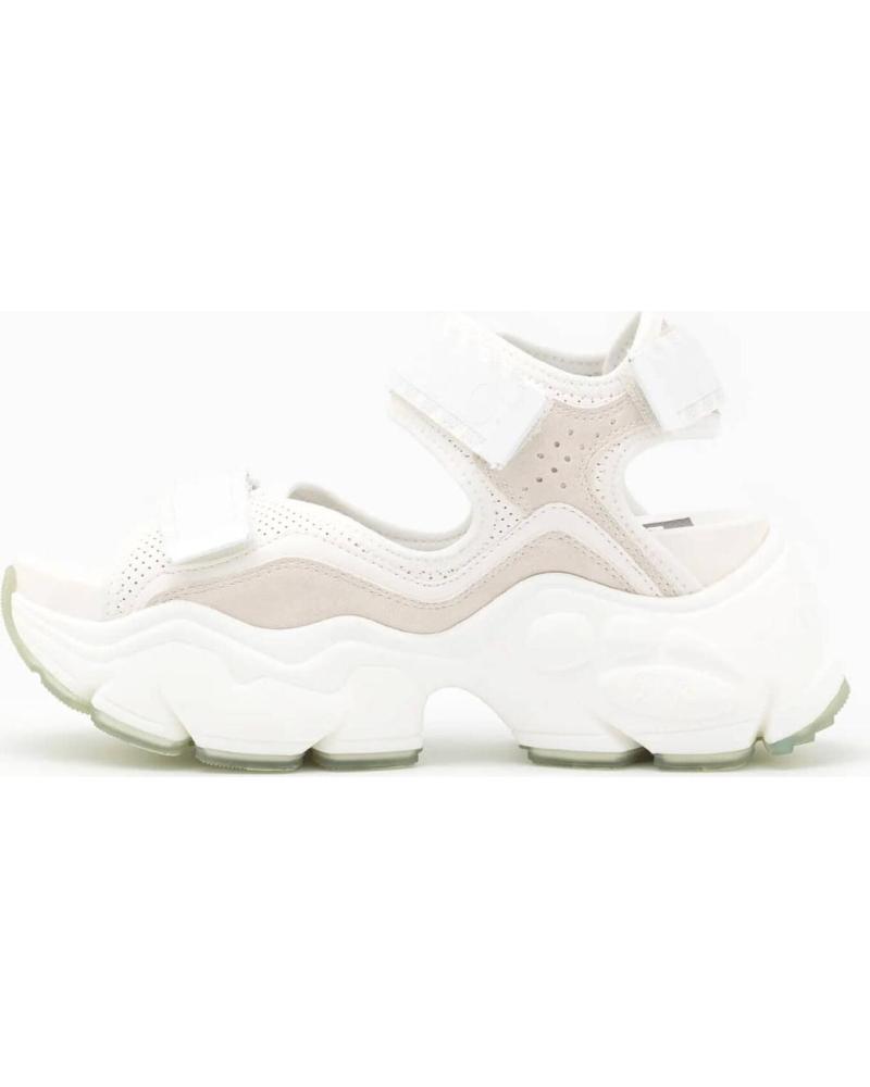 BUFFALO BINARY 0 VEGAN NAPPA NUBUCK - ZAPATILLAS BLANCAS MULTICOLOR