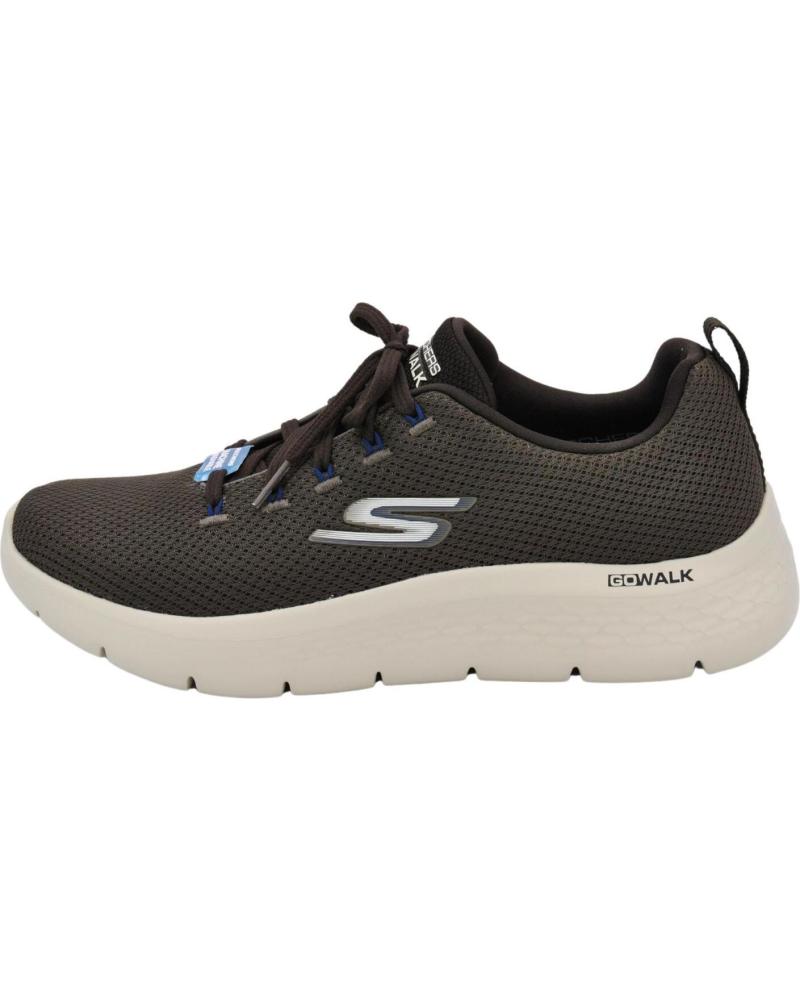 ZAPATILLAS CASUAL SKECHERS AIR COOLED GOGA MAT 216507 PARA HOMBRE BRN