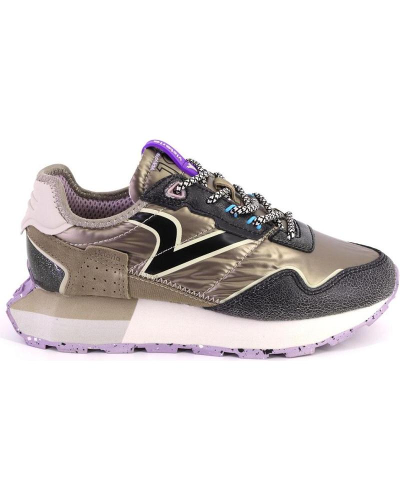 Deportivas de Mujer VICTORIA 88031 ZAPATILLAS CASUAL DE MUJER PIEL ORO