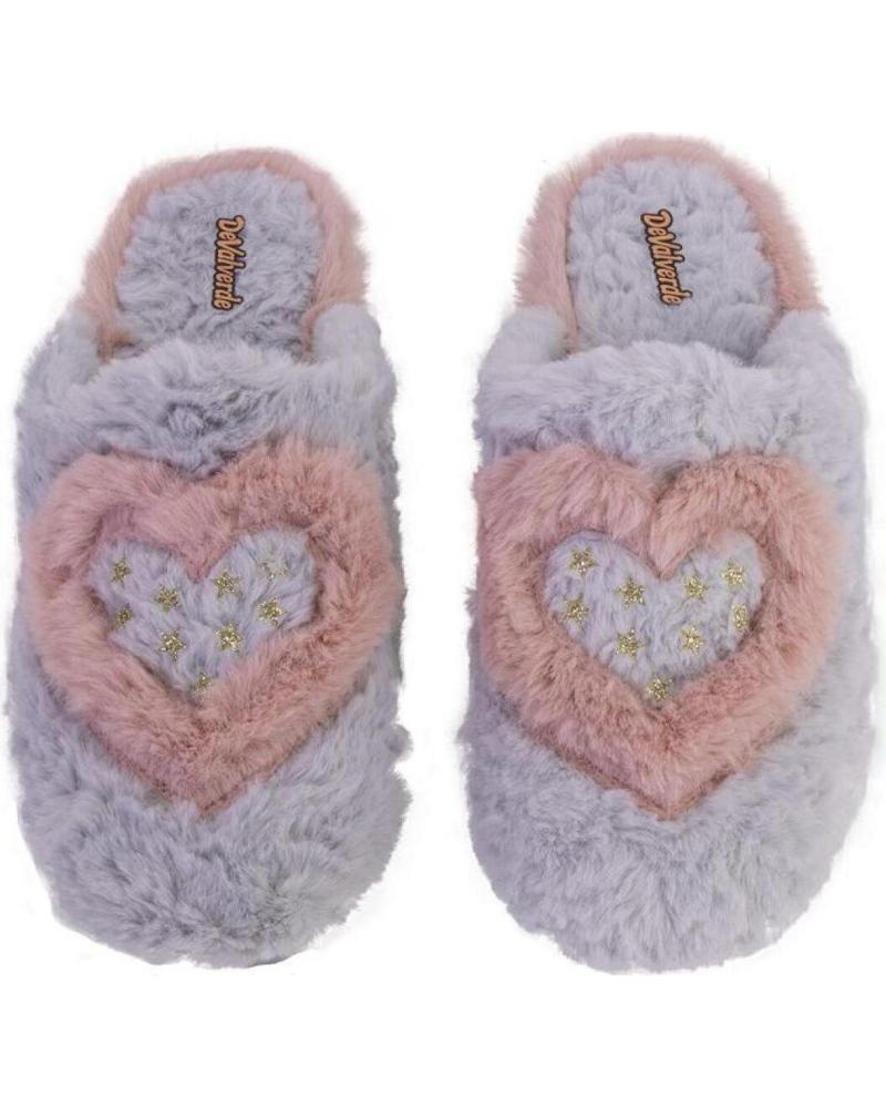 Calzado de casa de Mujer DEVALVERDE 1163 ZAPATILLAS DE CASA DE MUJER GRIS