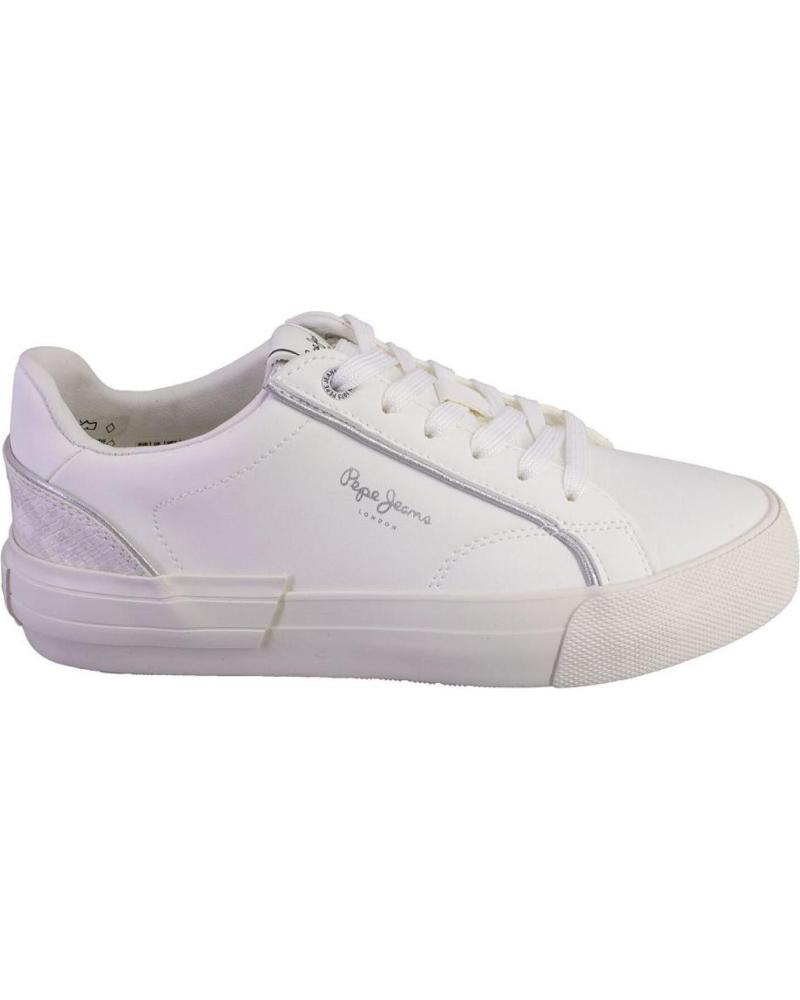 Deportivas de Mujer PEPE JEANS PLS31580 ZAPATILLAS CASUAL DE MUJER BLANCO