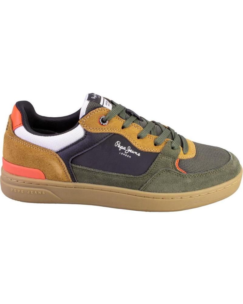 Deportivas de Hombre PEPE JEANS PMS00027 ZAPATILLAS CASUAL DE HOMBRE ANTE SE KAKI
