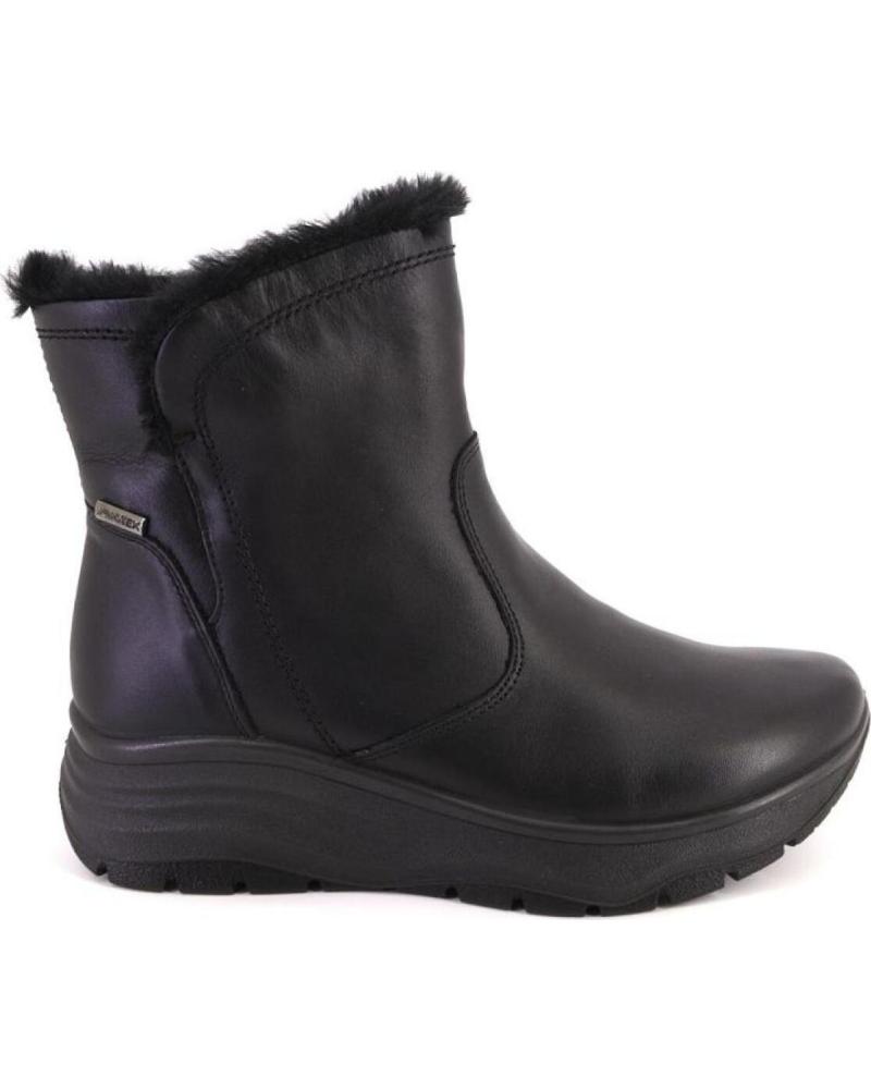 Botines de Mujer IMAC 656328 BOTINES DE MUJER PIEL NEGRO