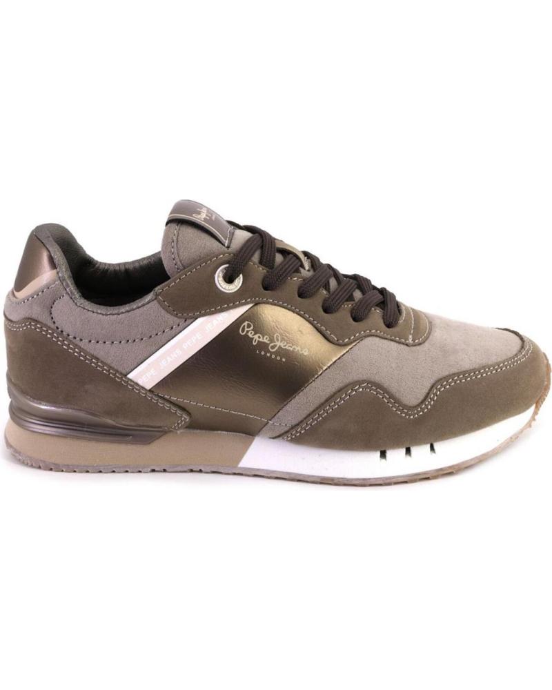 Deportivas de Mujer PEPE JEANS PLS40023 ZAPATILLAS CASUAL DE MUJER BEIGE