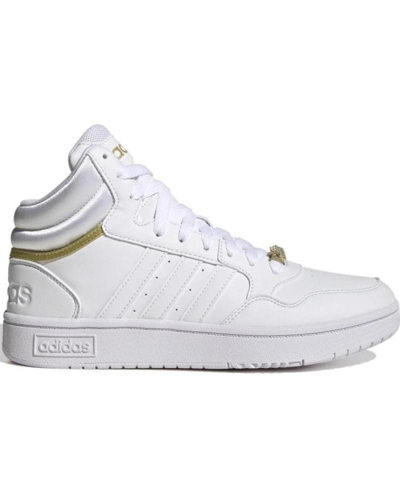 Deportivas de Mujer ADIDAS DEPORTIVO MUJER HOOPS 3 0 MID GY4752 BLANCO