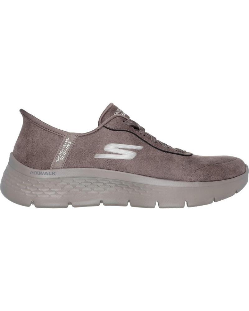 SKECHERS SLIP-INS GO WALK FLEX MALI 124837 ZAPATILLAS CASUAL MUJER MARRÓN MARRóN