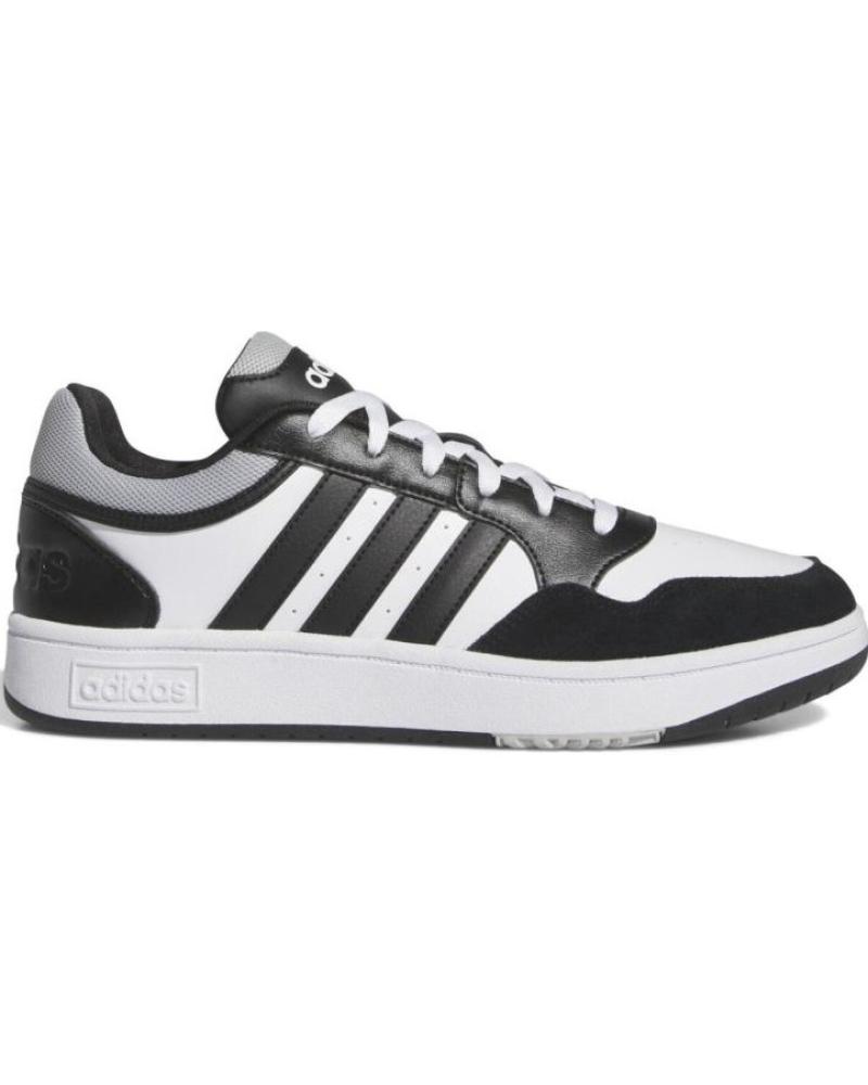 Deportivas de Hombre ADIDAS IH0169 HOOPS 3 0 FTWWHT-CBLACK-GRETWO