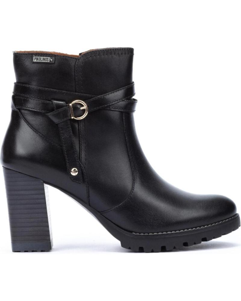 BOTÍN PIKOLINOS CONNELLY NEGRO CON HEBILLA BLACK