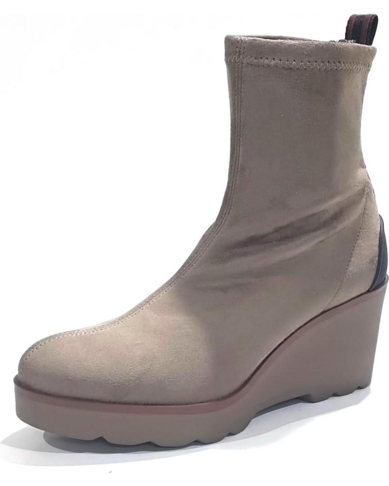 Botins de Mulher WEEKEND BY PEDRO MIRALLES BOTIN VESTIR DE ANTE LICRA ELASTICA CON CUNA DE GOMA TAUPE