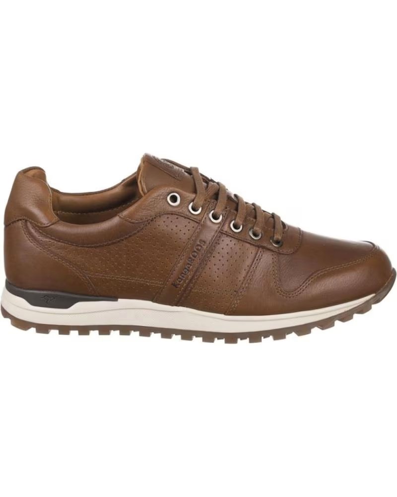 Kangaroos Sneakers 641 Hombre Cuero Marrón