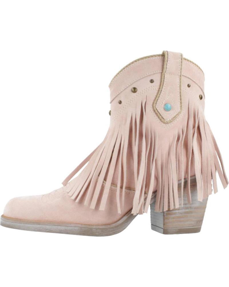 Botins de Mulher NEMONIC BOTINES MUJER MODELO 2299N COLOR ROSA SALMON