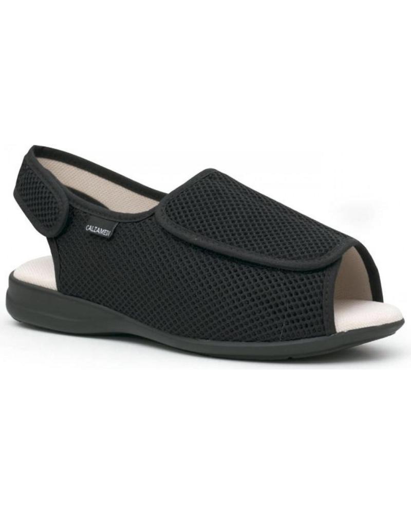 Sandalias de Mujer y Hombre CALZAMEDI ZAPATOS COMODO UNISEX NEGRO