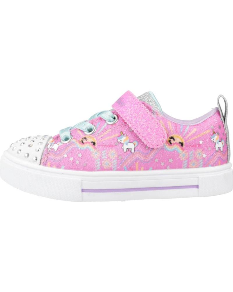 Deportivas de Niña SKECHERS ZAPATILLAS NINA MODELO TWINKLE SPARKS COLOR ROSA PKMT