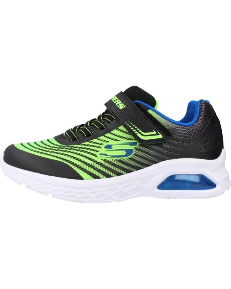 Skechers Zapatillas Nino Modelo Microspec Color Negro Bblm
