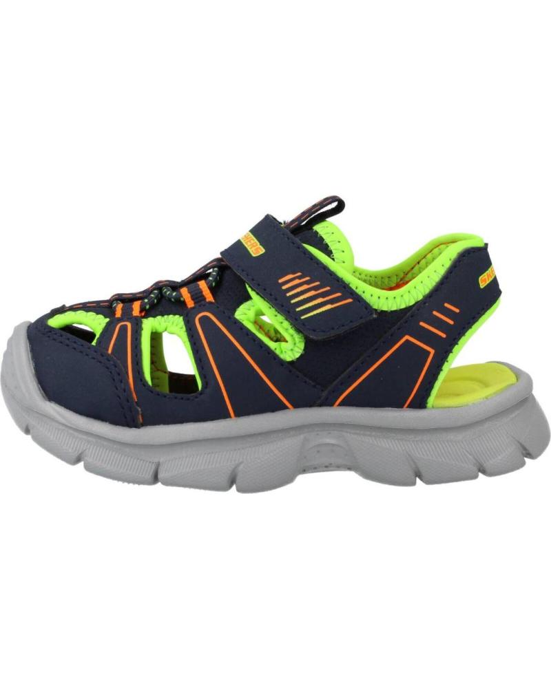 SKECHERS SANDALIAS RELIX VALDER 406520N AZUL NEÓN NVLM