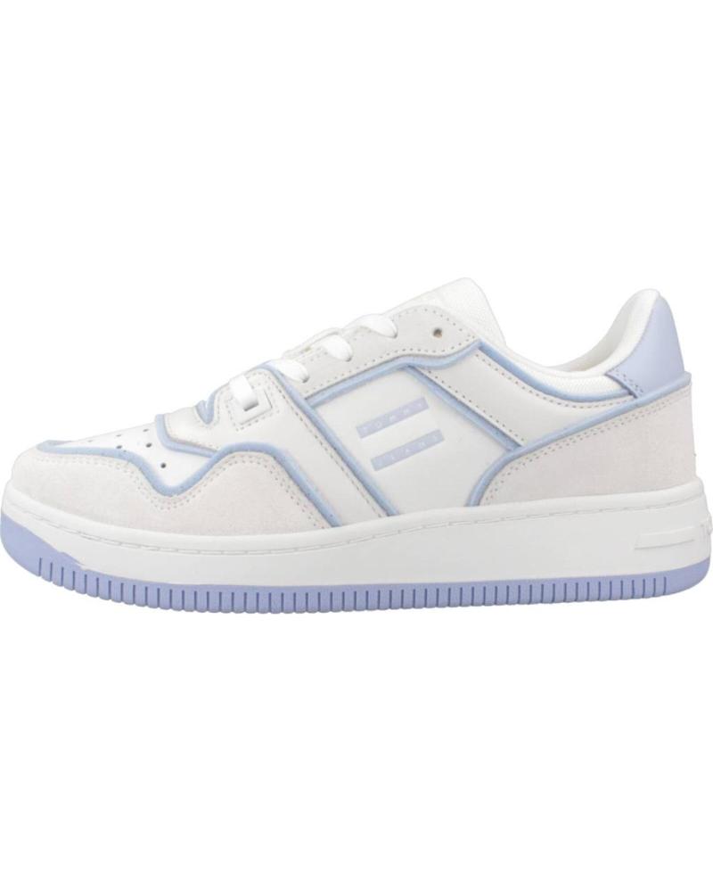 Deportivas de Mujer TOMMY JEANS ZAPATILLAS MUJER MODELO TJW RETRO BASKET COLOR BLANCO YBL