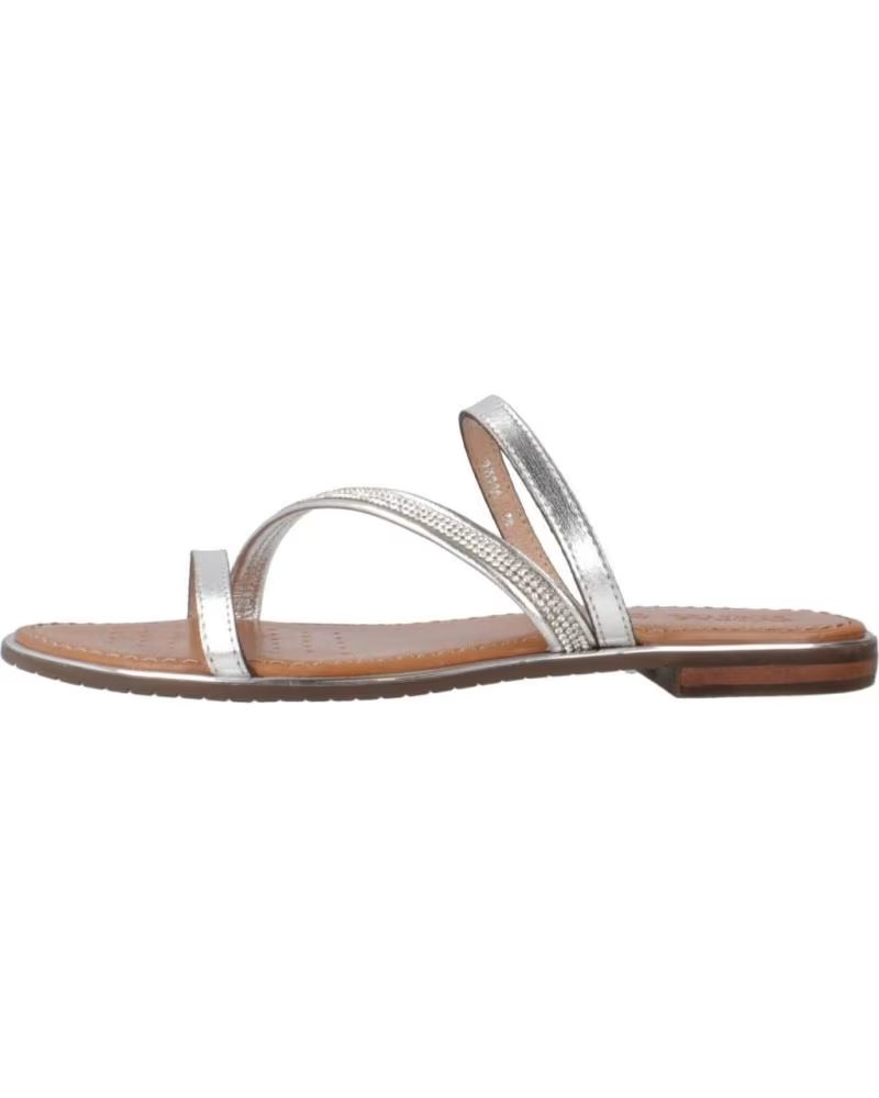 Geox Sandalias Planas Geox D45DQA Sozy Plus Plateadas C1007
