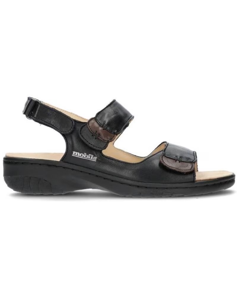 Sandalias de Mujer Mephisto Sandalias Getha Black – imagen 1
