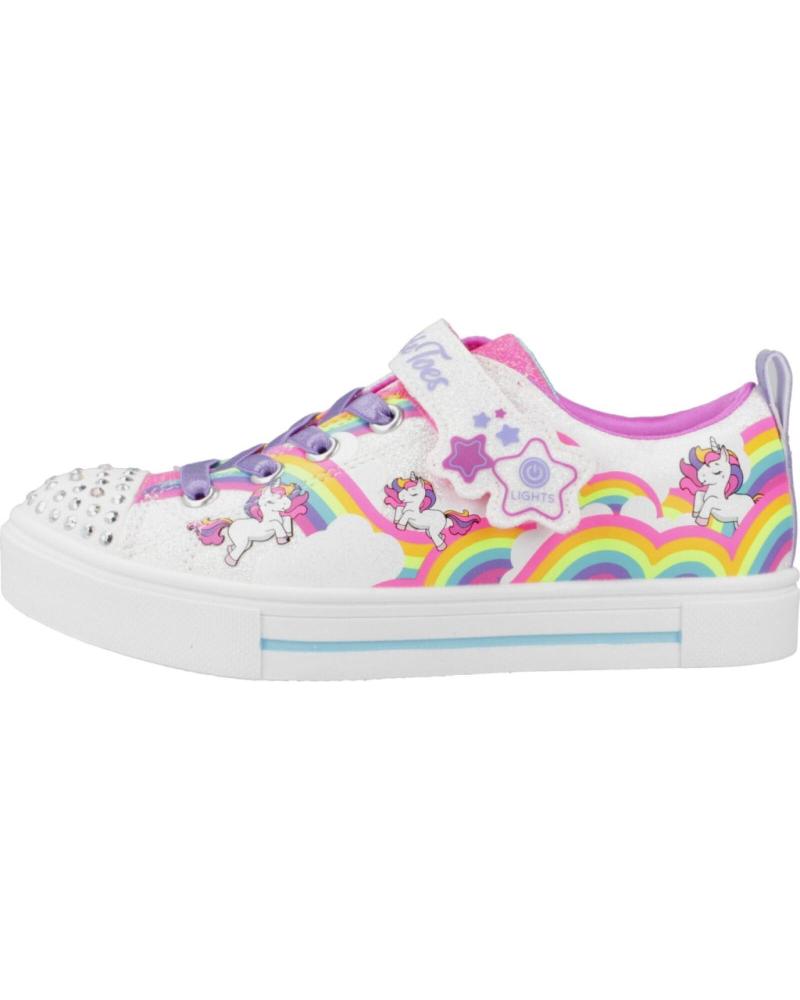 Deportivas de Niña SKECHERS ZAPATILLAS NINA MODELO TWINKLE TOES TWINKLE SPARK COLOR BLAN WMLT