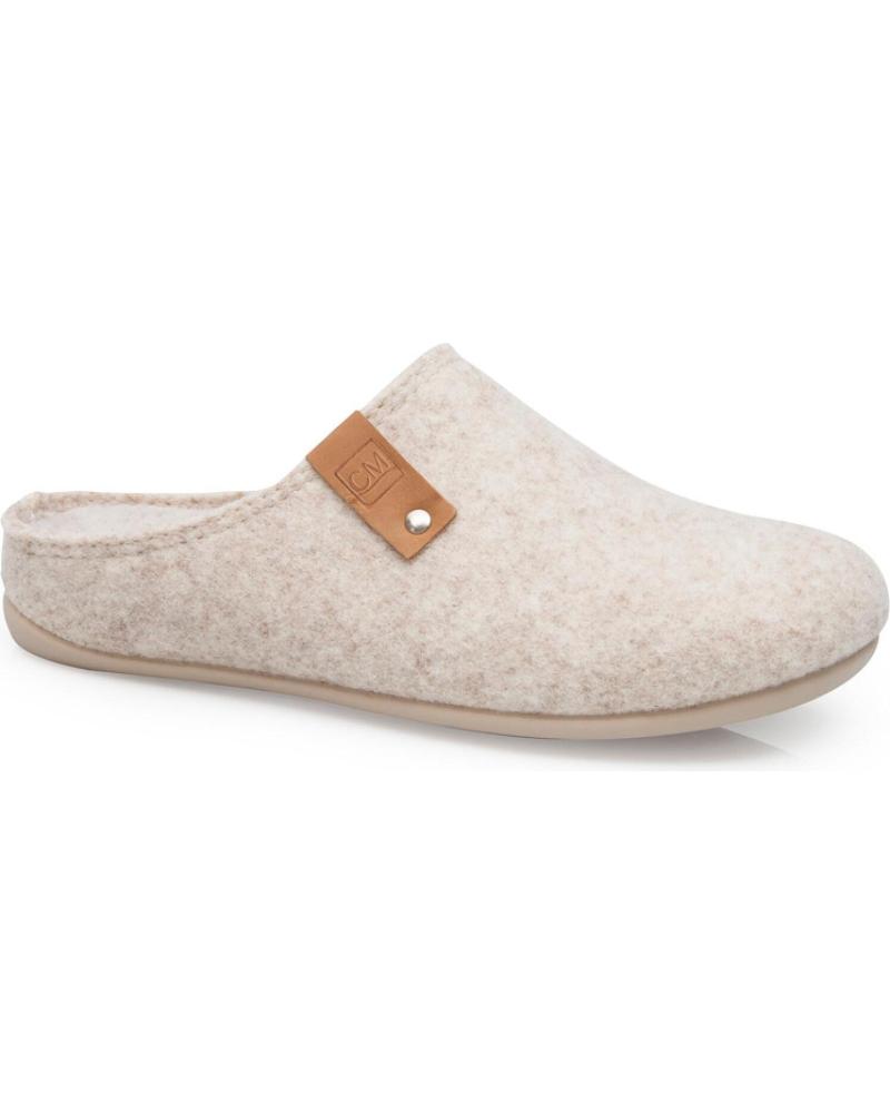 Calzado de casa de Mujer y Hombre CALZAMEDI ZAPATILLAS DE ESTAR POR CASA UNISEX 6578 BEIGE