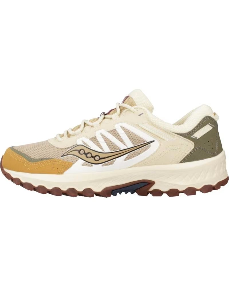 Saucony Zapatillas Hombre Modelo Grid Peak Color Marron Claro Tnchng Tnchngrn