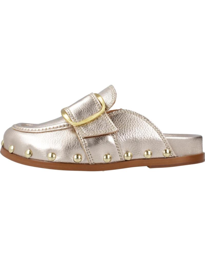 Zuecos de Mujer ALPE ZUECOS MUJER MODELO 5058 COLOR ORO PLATINO