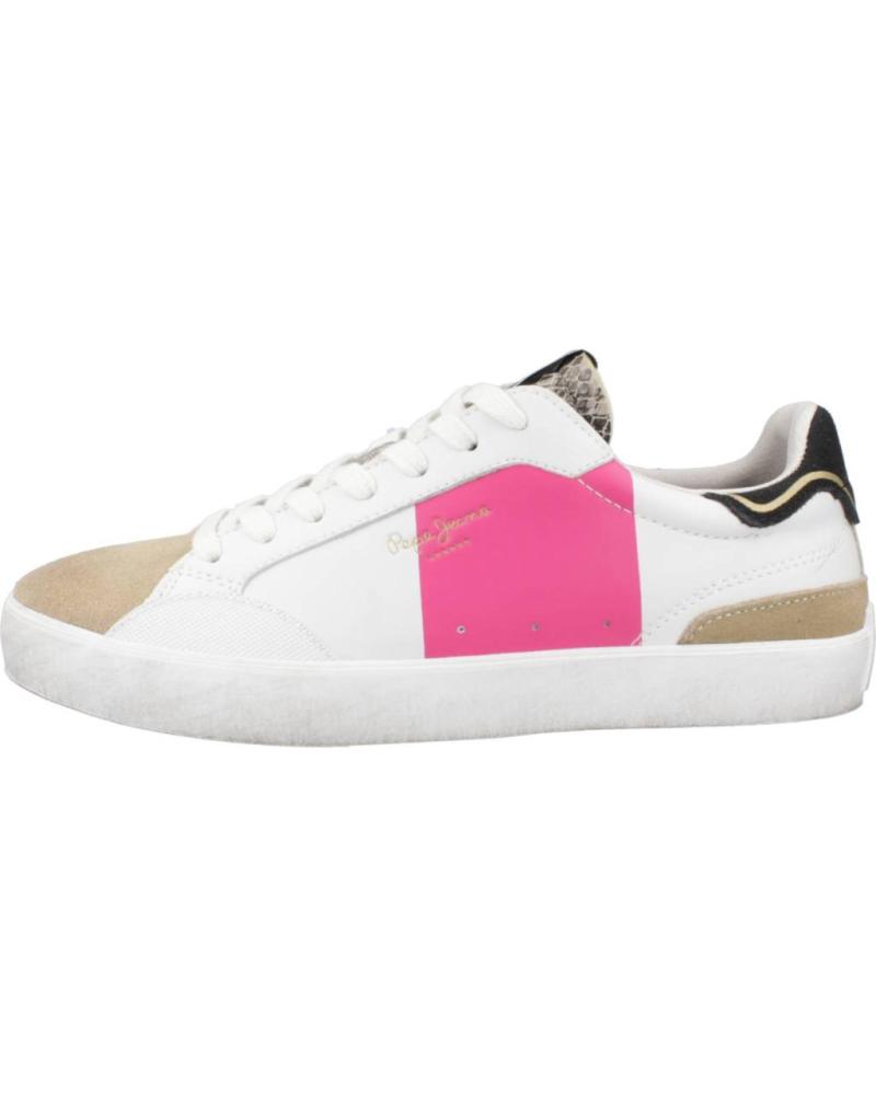 Deportivas de Mujer PEPE JEANS ZAPATILLAS MUJER MODELO LANE ELLE W COLOR BLANCO 235FRESA