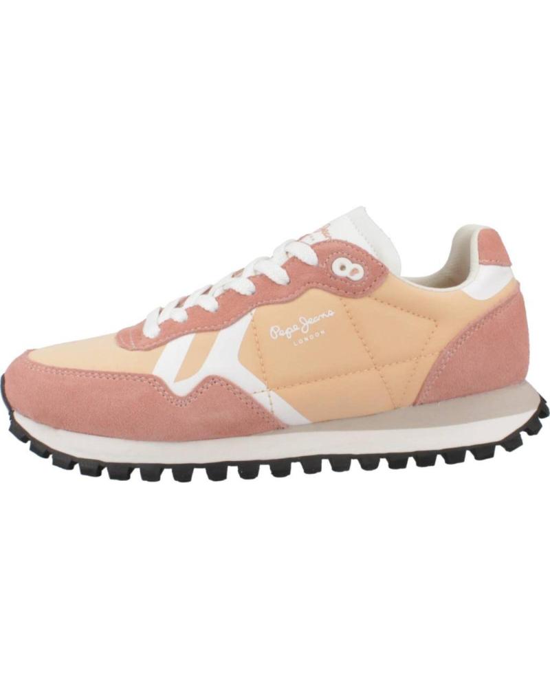 Deportivas de Mujer PEPE JEANS ZAPATILLAS MUJER MODELO BRIT-ON PRINT W COLOR NARANJA 118PEA 118PEACH