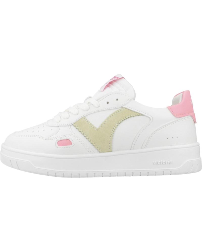 VICTORIA SEÚL 1257121 - ZAPATILLAS DEPORTIVAS EFECTO PIEL NEON ROSA ROSA